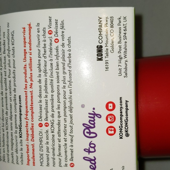 Kong Catnip Infuser Cat Toy New - Picture 4 of 7